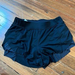 Lululemon lined black shorts
